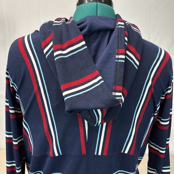 LuLaRoe Amber Striped Hoodie w/Kangaroo Pocket sz 2XL - Picture 6 of 16